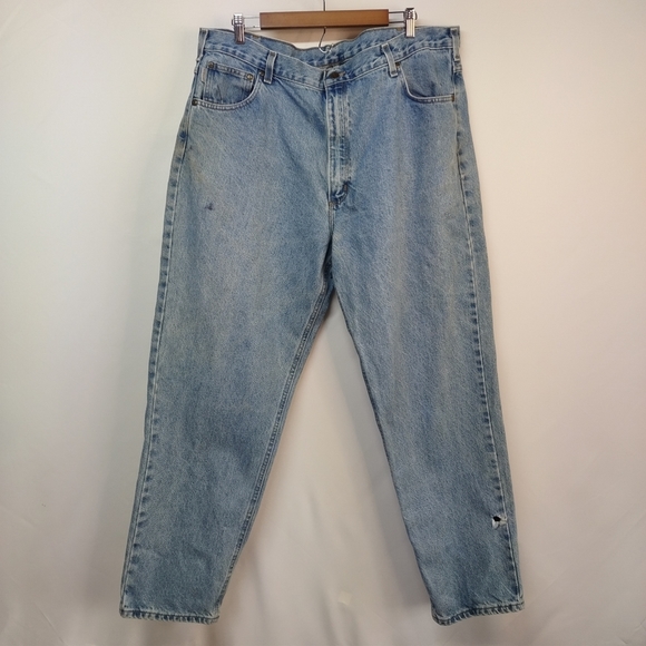 Carhartt Other - Carhartt Men's Blue Denim Jeans Size 42X32